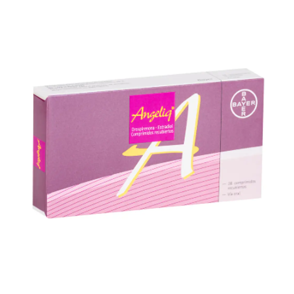 Angeliq Drosperinona, Estradiol 28 Comprimidos recubiertos. 1