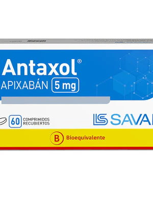 Antaxol (B) Apixabán 60 Comprimidos recubiertos.