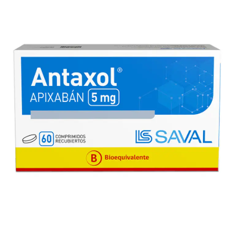 Antaxol (B) Apixabán 60 Comprimidos recubiertos. 1