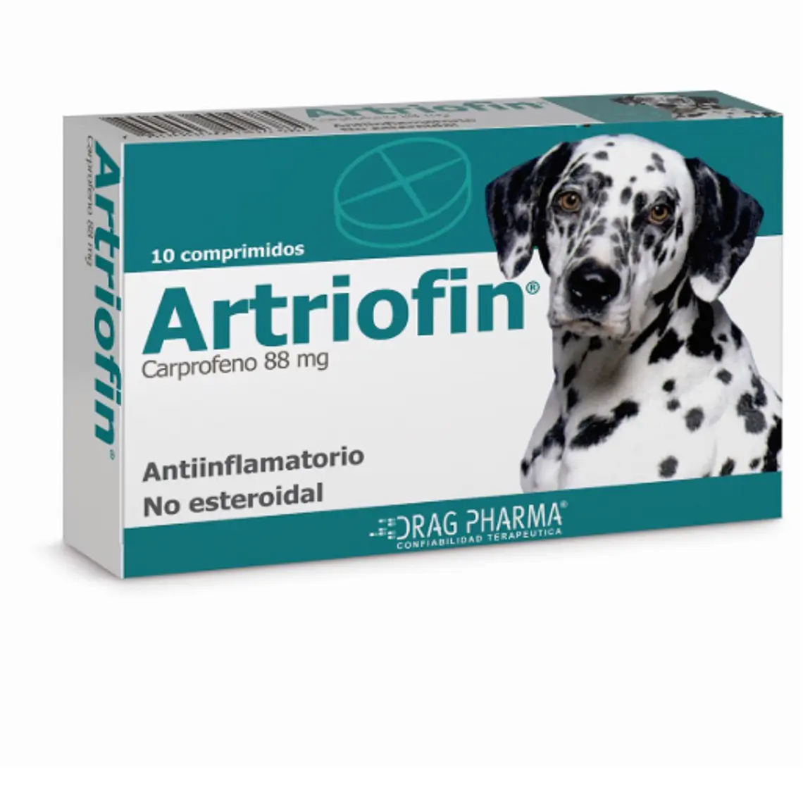 Artriofin Perro Carprofeno 88 mg 10 Comprimidos. Uso veterinario 1