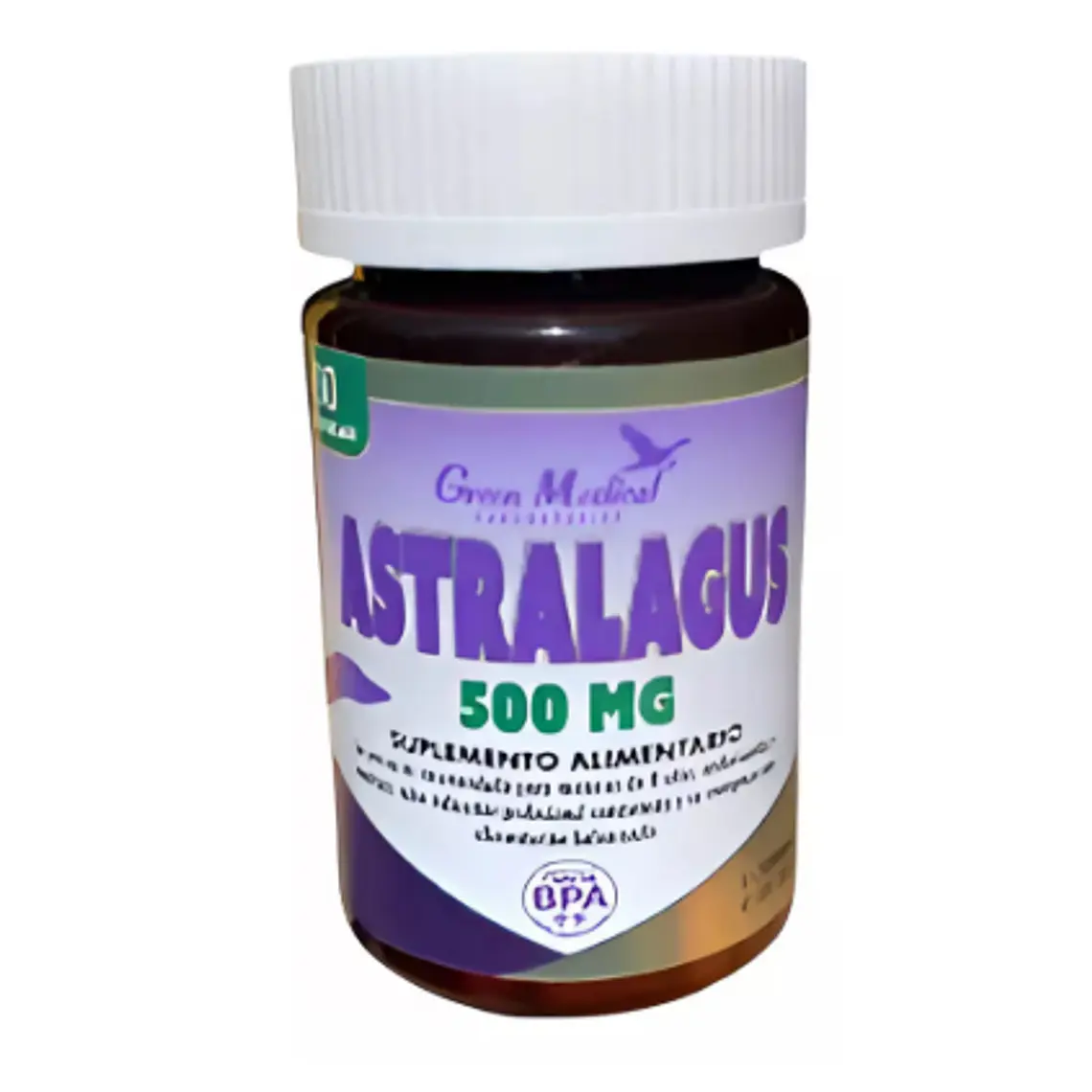 Astrágalus 500 mg 60 Cápsulas. Green Medical 1