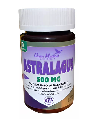 Astrágalus 500 mg 60 Cápsulas. Green Medical