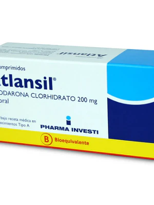 Atlansil (B) Amiodarona 200 mg 50 Comprimidos.