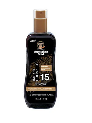 Australian Gold Instant Bronzer FPS 15 Gel spray 100 ml.