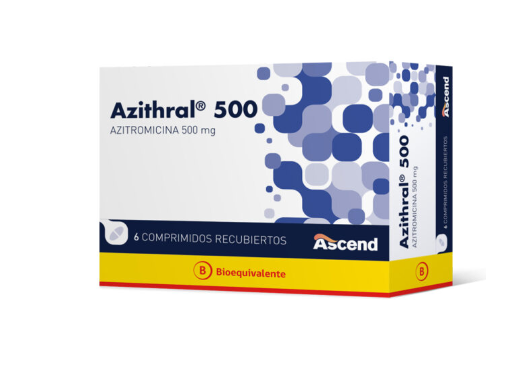 Azithral (B) 500 mg 6 Comprimidos.