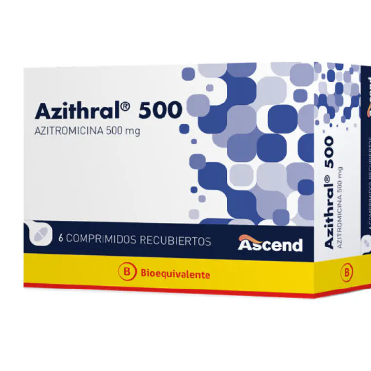 Azithral (B) 500 mg 6 Comprimidos. 1