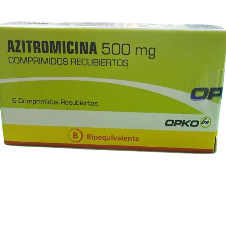 Azitromicina (B) 500 mg 6 Comprimidos. Opko 1