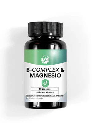 B-Complex & Magnesio 60 Cápsulas duras. Natural Farm