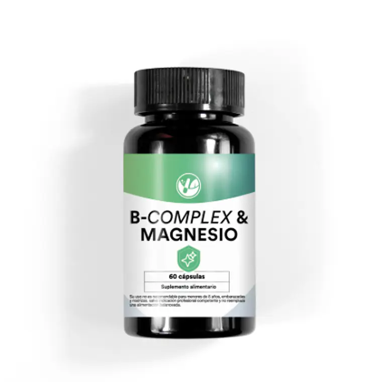 B-Complex & Magnesio 60 Cápsulas duras. Natural Farm 1