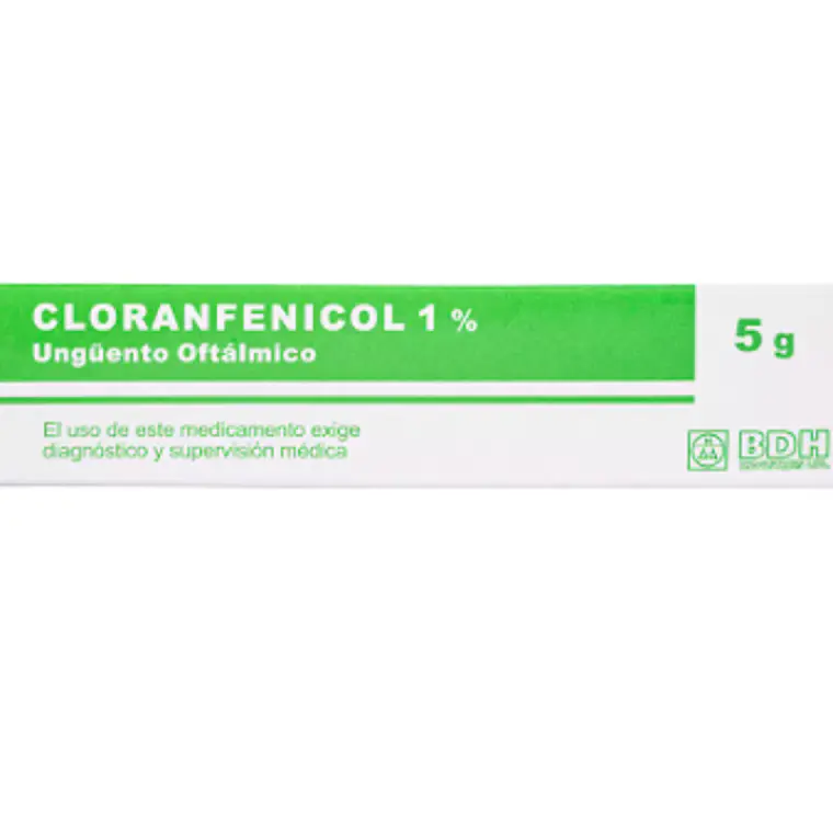 Cloranfenicol 1 % Ungüento oftálmico 5 g. Bph 1