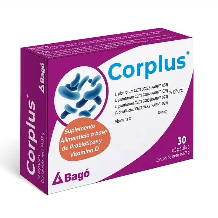 Corplus Suplemento Alimenticio 30 Cápsulas. 1
