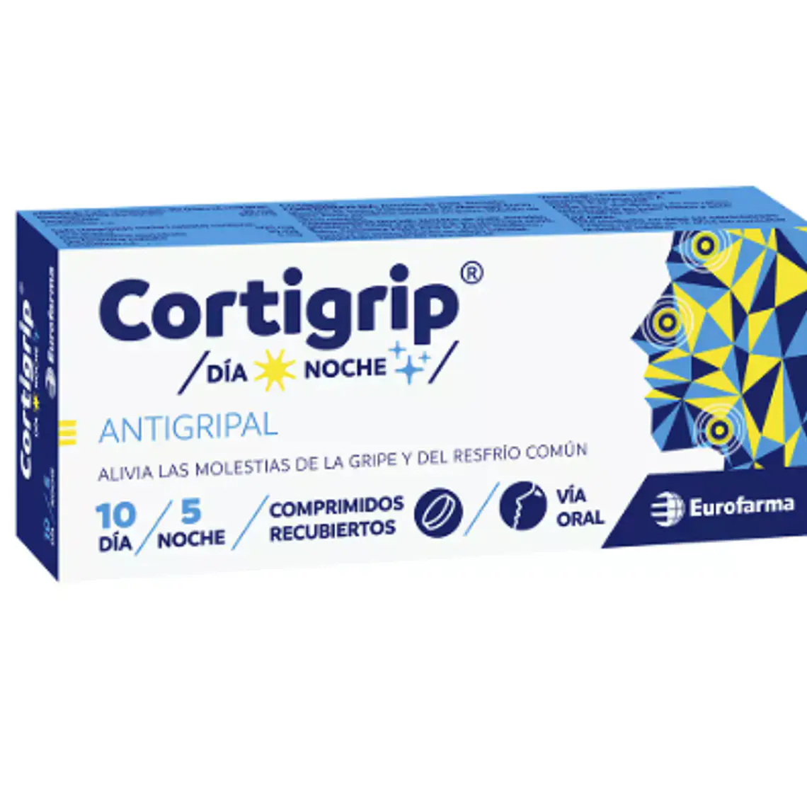 Cortigrip Antigripal Día Noche 15 Comprimidos. 1