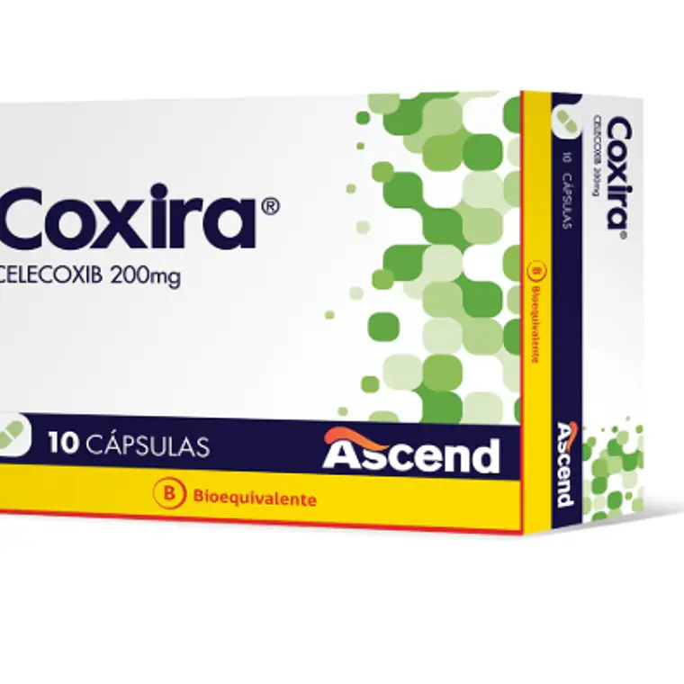 Coxira (B) Celecoxib 200 mg 10 Cápsulas. 1