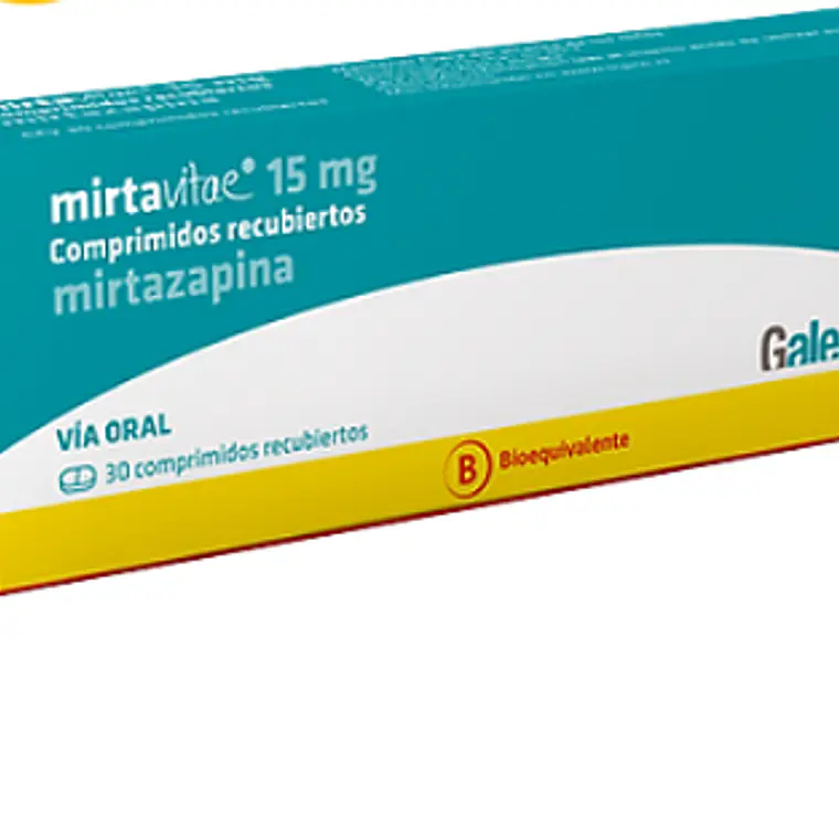 Mirtavitae (B) Mirtazapina 15 mg 30 Comrprimidos recubiertos. 1