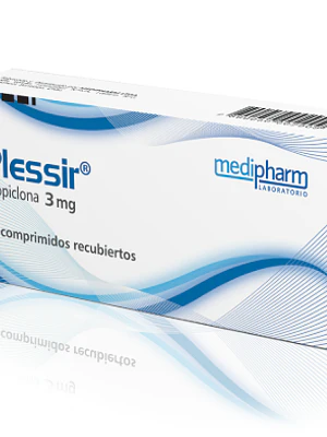 Plessir Eszopiclona 3 mg 30 Comprimidos recubiertos.