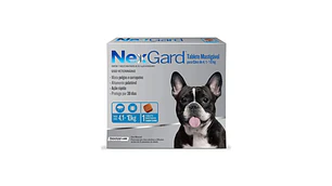 Nexgard para Perros de 4-10 Kilos 28,3 Mg, envase de  1 Tableta Masticable