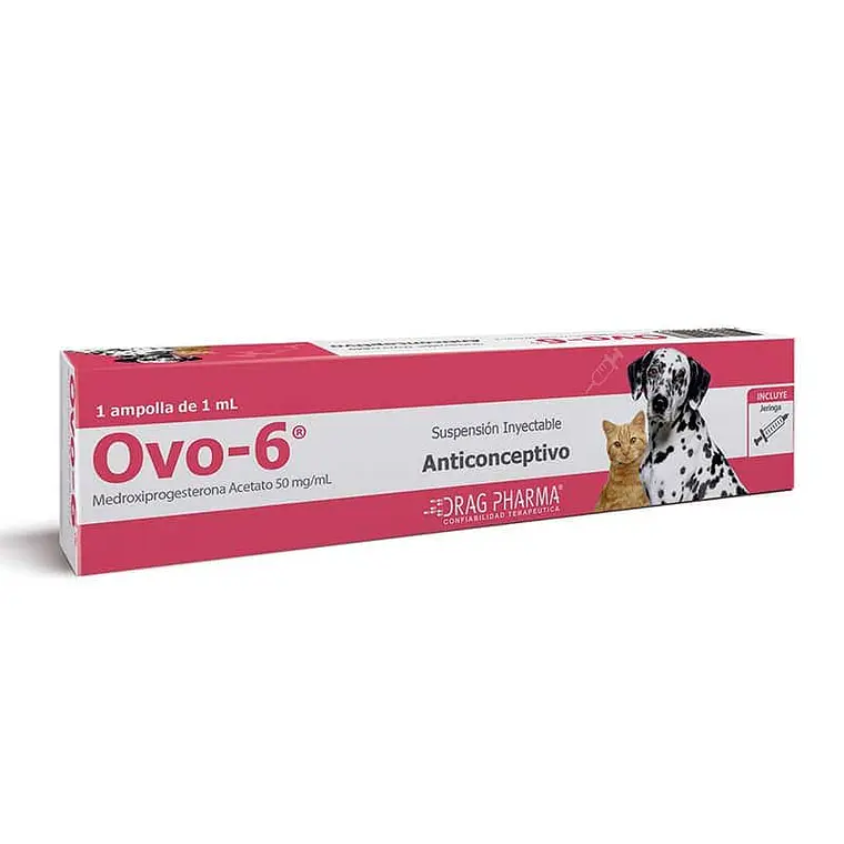 Ovo-6 Suspensión inyectable , envase de ampollas 1 ml  1
