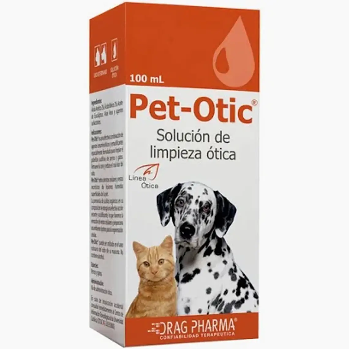 Pet-Otic Solución de limpieza ótica 100 ml. Uso veterinario 1