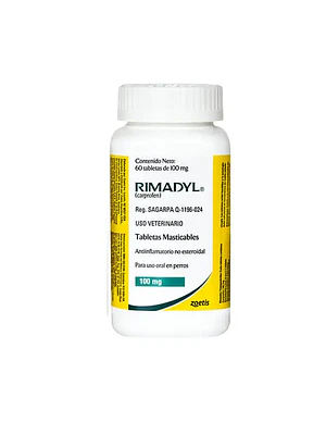 Rimadyl Tabletas Masticables 100 Mg , envase de  60