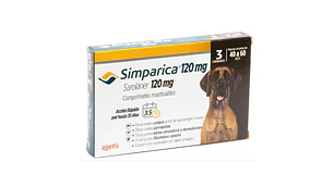 Simparica Comprimidos Masticables 120 Mg 3 Und