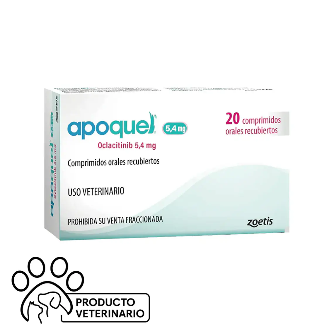 Apoquel 5,4 mg 20 Comprimidos recubiertos. Uso veterinario 1