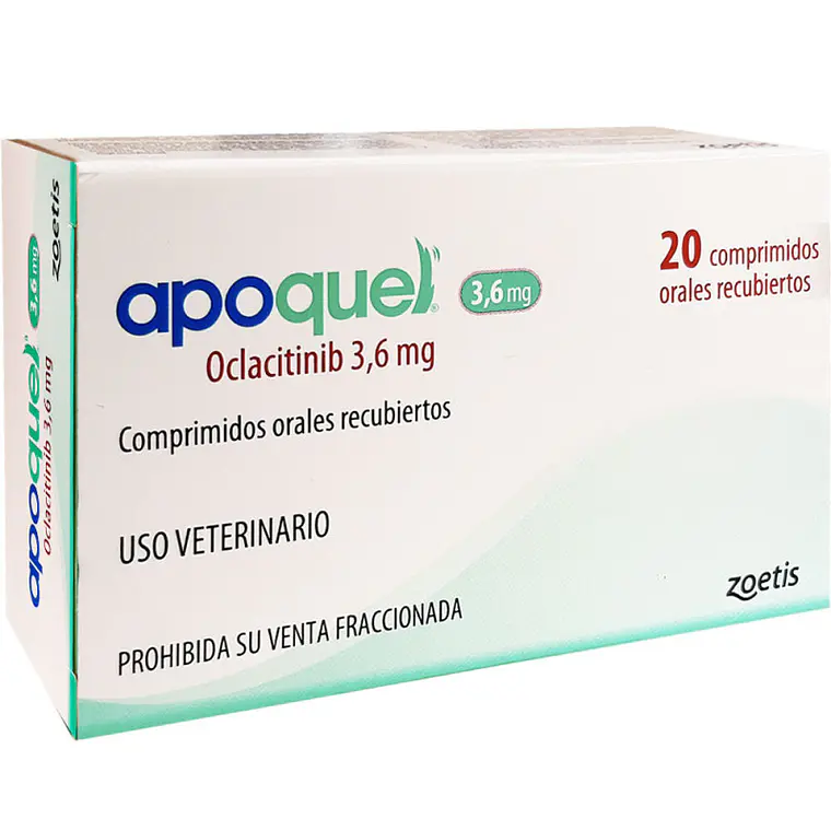 Apoquel Oclacitinib 3,6 mg 20 Comprimidos recubiertos. Uso veterinario 1