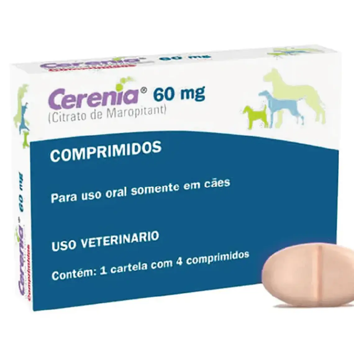 Cerenia 60 mg Perros 4 Comprimidos. Uso veterinario 1