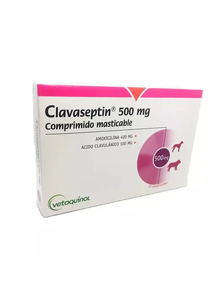 Clavaseptin 500 Mg , envase de  10 Comprimidos
