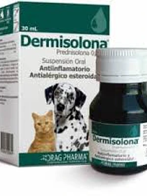 Dermisolona Suspensión oral al  0,4% , envase de  30 ml