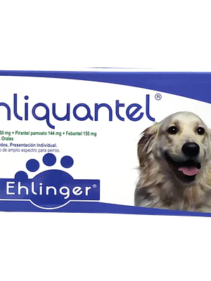 Ehliquantel Antiparasitario 50 sobres de 1 Comprimido.