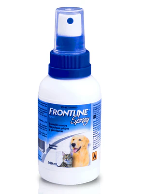 Frontline Spray Perro Gato , envase de  100 ml