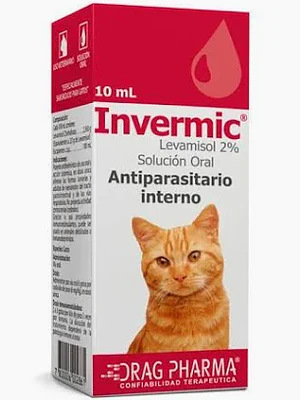 Invermic Gatos gotas , envase de  10 ml