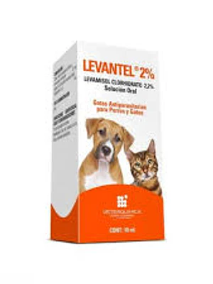 Levantel Gotas Orales 2% para Perros y Gatos , envase de  10 ml