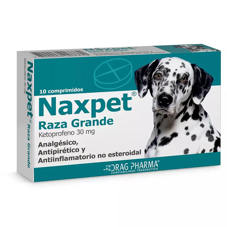 Naxpet 30 Mg, envase de 10 Comprimidos  1