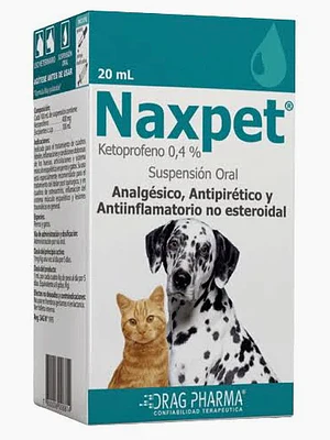 Naxpet suspensión oral 0,4% frasco de 20 ml
