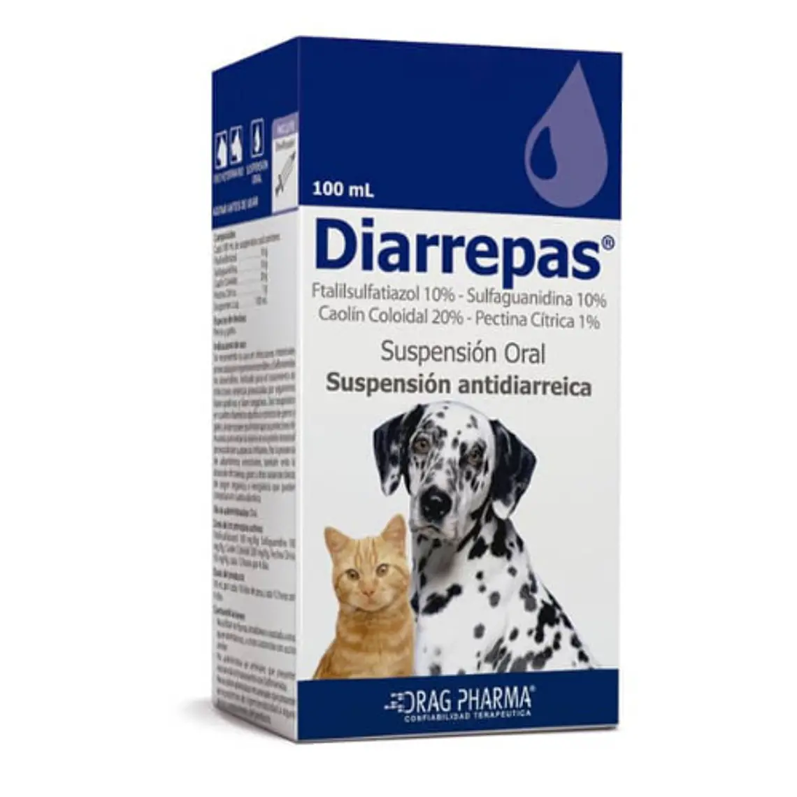 Diarrepas Suspensión oral  100 ml. Uso veterinario 1