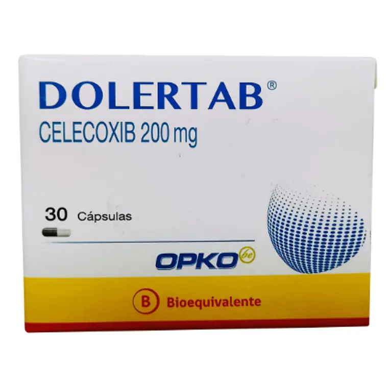 Dolertab (B) Celecoxib 200 mg 10 Cápsulas. 1