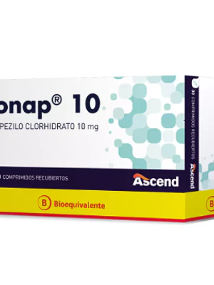 Donap (B) Donepezilo 10 mg 30 Comprimidos recubiertos.