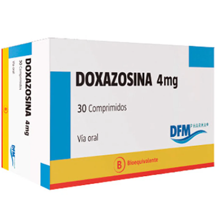 Doxazosina (B) 4 mg 30 Comprimidos. 1