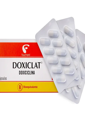 Doxiclat (B) Doxiciclina 100 mg 30 Cápsulas.