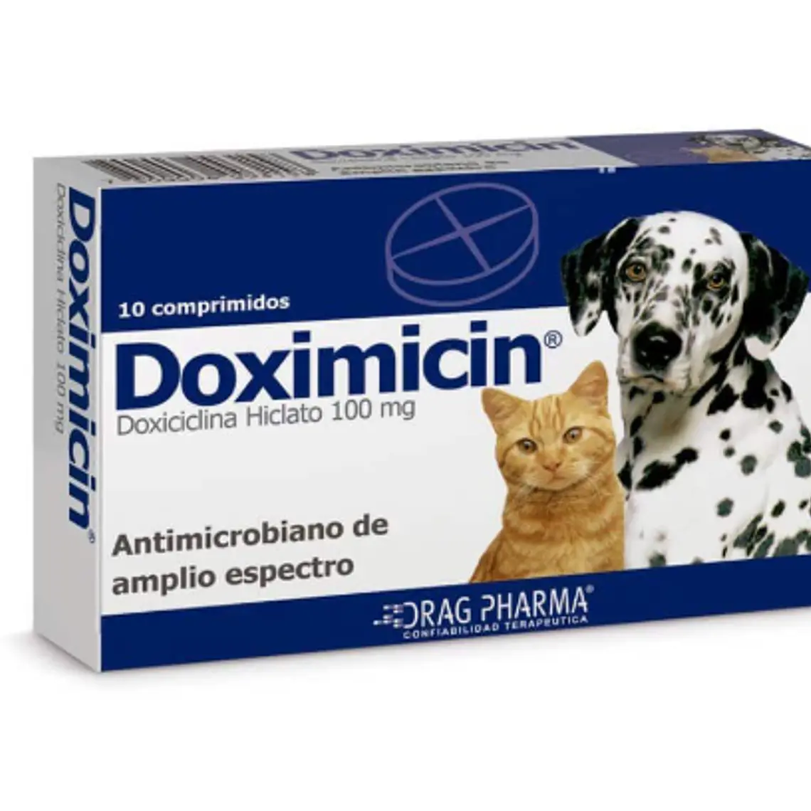 Doximicin Doxiciclina 100 mg 10 Comprimidos. Uso veterinario 1