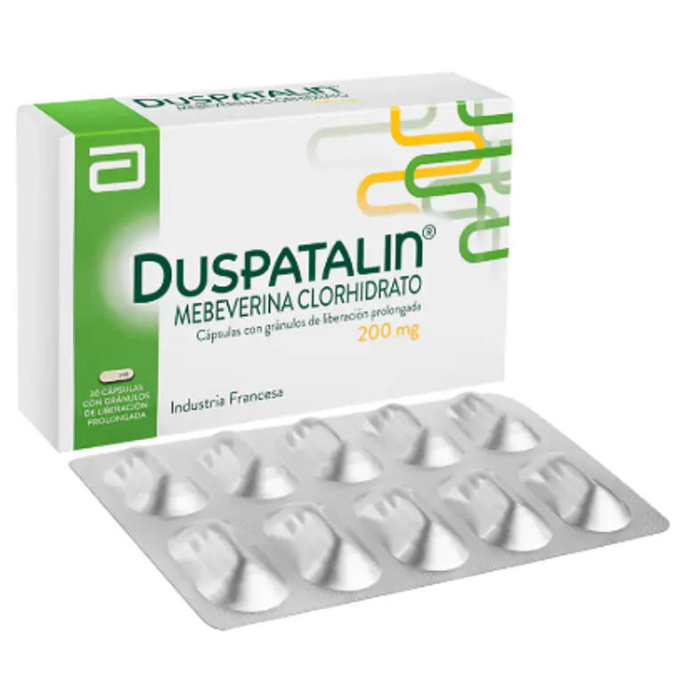 Duspatalin Mebeverina 200 mg 30 Cápsulas. 1