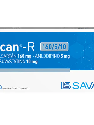 Ecan-R 160/5/10 mg 30 Comprimidos recubiertos.