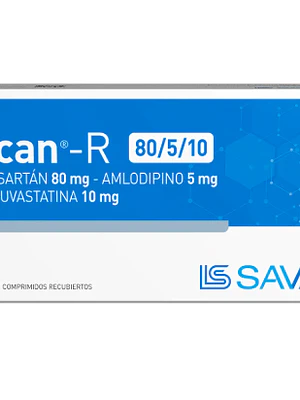 Ecan-R 80/5/10 mg 30 Comprimidos recubiertos.