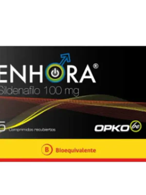 Enhora (B) Sildenafilo 100 mg 5 Comprimidos recubiertos. Opko 