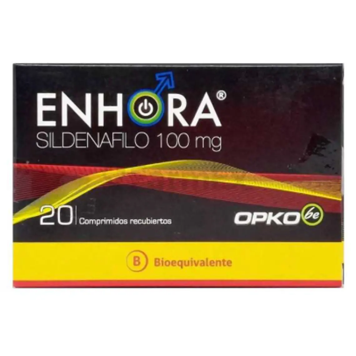 Enhora (B) Sildenafil 100 mg 20 Comprimidos recubiertos. 1