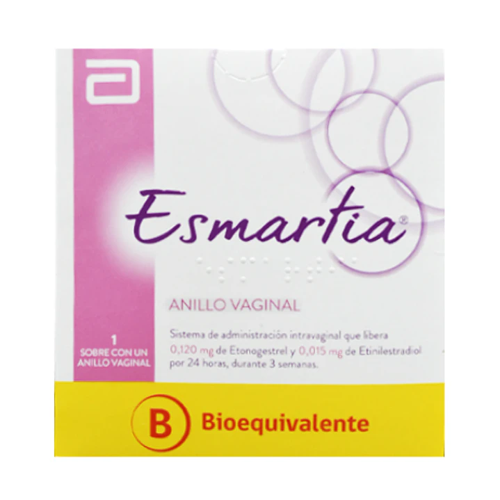 Esmartia (B) Etinilestradiol, Etonogestrel  1 Anillo vaginal. 1