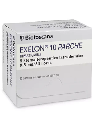 Exelon 10 Rivastigmina 9,5 mg 30 Parches transdérmicos.