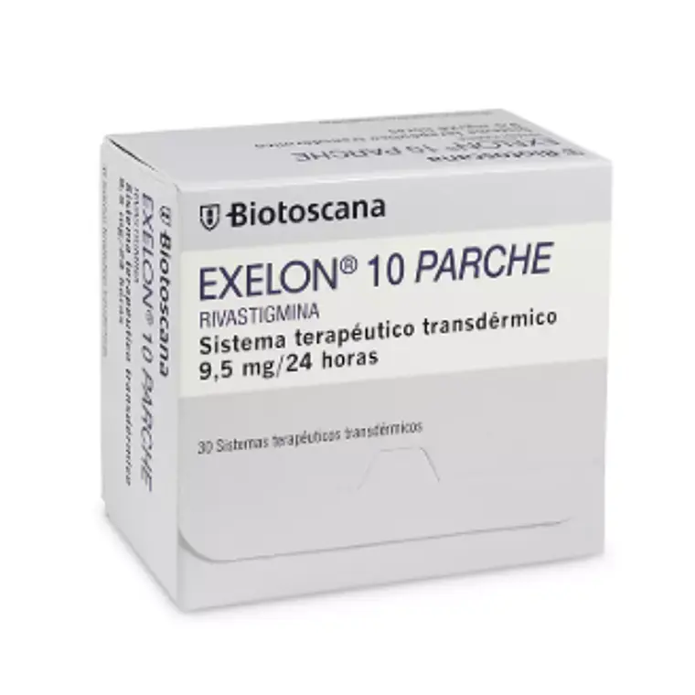 Exelon 10 Rivastigmina 9,5 mg 30 Parches transdérmicos. 1