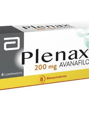 Plenax (B) Avanafilo 200 mg 4 Comprimidos.